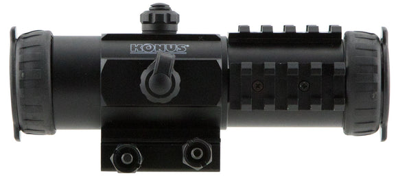 Konus 7203 Sight-Pro PTS2 3x 30mm Obj 2.8 MOA Illuminated Red/Blue Black