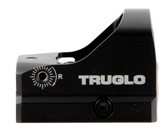 Truglo TG8100B Tru-Tec Micro Sub-Compact 1x 23x17mm Obj 3 MOA Illuminated Red Dot Black CR2032 Lithium