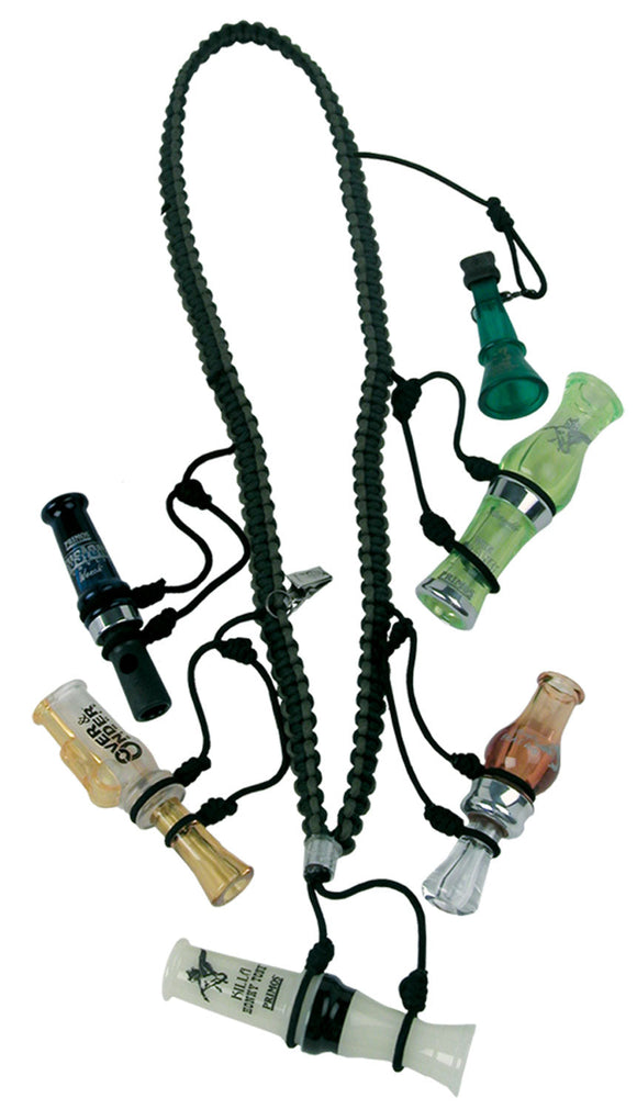 Primos 69628 Waterfowler's Call Lanyard Nylon Black