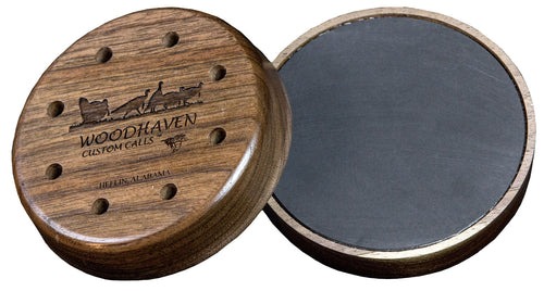 WOODHAVEN CUSTOM CALLS WH026 Legend Friction Call Slate Turkey Yelps, Purrs, Clucks, Cutts