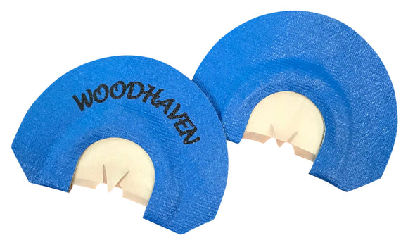 WOODHAVEN CUSTOM CALLS WH078 Blue Vyper Two Reed Turkey Yelps, Purrs, Clucks, Cutts