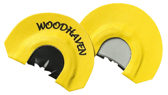 WOODHAVEN CUSTOM CALLS WH103 Black Reactor Three Reed Turkey Yelps, Purrs, Clucks, Cutts