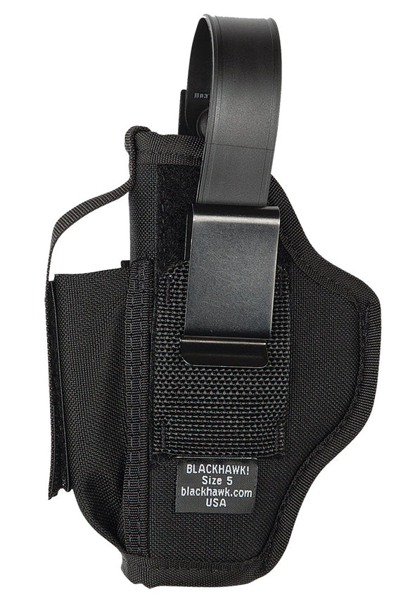 Blackhawk 40AM05BK Multi-Use  Black Cordura 1000D Nylon OWB 3.75-4.5