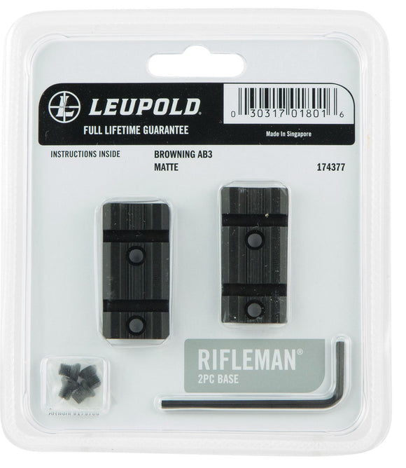 Leupold 174377 Rifleman Base 2-Piece Browning AB3 Matte Black