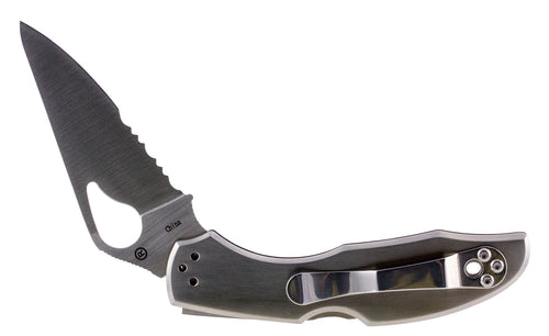 Spyderco BY04PS2 Byrd Meadowlark 2 3 8Cr13MoV Stainless Steel Drop Point Stainless Handle Folding
