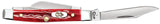 Case Pocket Worn® Corn Cob Jig Old Red Bone Small Stockman