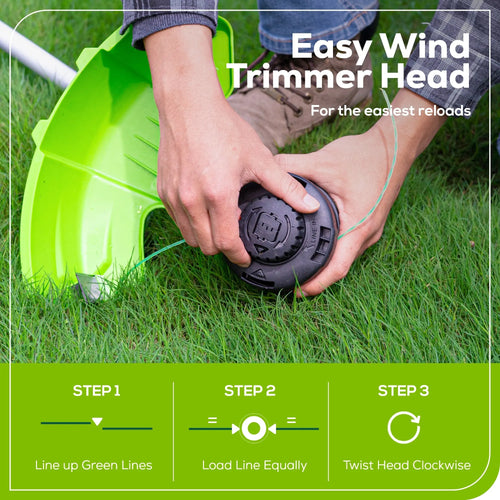 Greenworks 80V Cordless Battery String Trimmer (Attachment Capable) w/ 2.5 Ah Battery & Charger