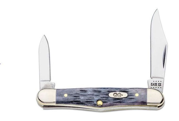Case Pocket Worn Crandall Jig Gray Bone Half Whittler