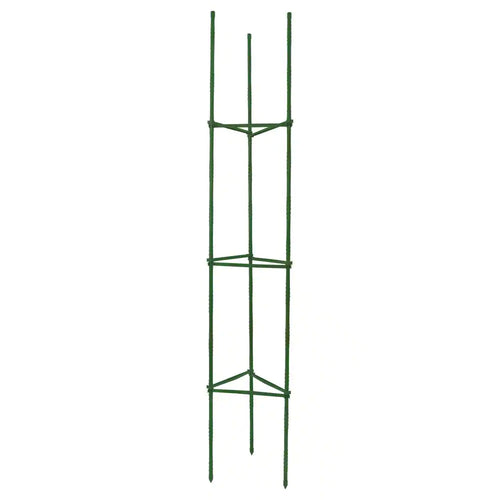 Gardener's Blue Ribbon 60-in Powder-Coated Galvanized Steel Wire Triangular Tomato Cage Green