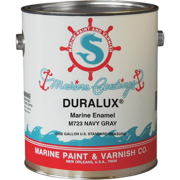 DURALUX Gloss Marine Enamel, Navy Gray, 1 Gal.