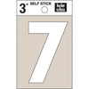Hy-Ko Vinyl 3 In. Non-Reflective Adhesive Number Seven