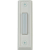 IQ America Wired White Metal Lighted Doorbell Push-Button