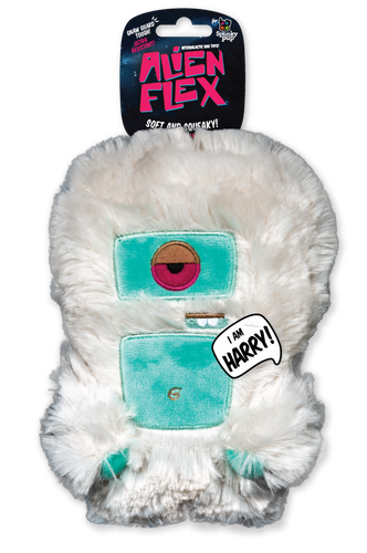 Spunky Pup Alien Flex Plush Toy Harry