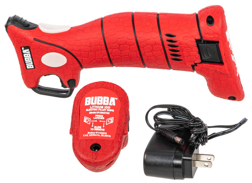 Battenfeld 1095705 Electric Fillet Battery Powered 7/2- 9/12 Fillet Serrated Carbon Steel Red Non-Slip Textured Handle