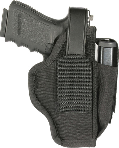 Blackhawk 40AM06BK Multi-Use with Mag Pouch OWB 3.25-3.75 Med/Lg Auto Nylon Black