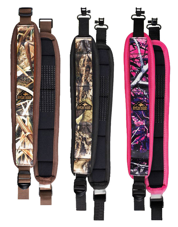 Butler Creek 181017 Comfort Stretch Sling with Uncle Mike's QD Swivels 2.25