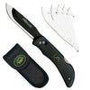 Outdoor Edge RL10C RazorLite  3.50 Drop Point Plain FRN Black Handle Folding