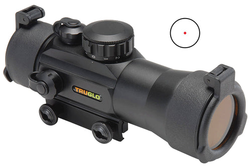 Truglo TG8030B2 Traditional 2x 42mm Obj 2.5 MOA Red Dot Black Matte CR2032 Lithium