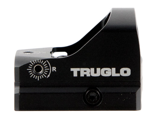 Truglo TG8100B Tru-Tec Micro Sub-Compact 1x 23x17mm Obj 3 MOA Illuminated Red Dot Black CR2032 Lithium