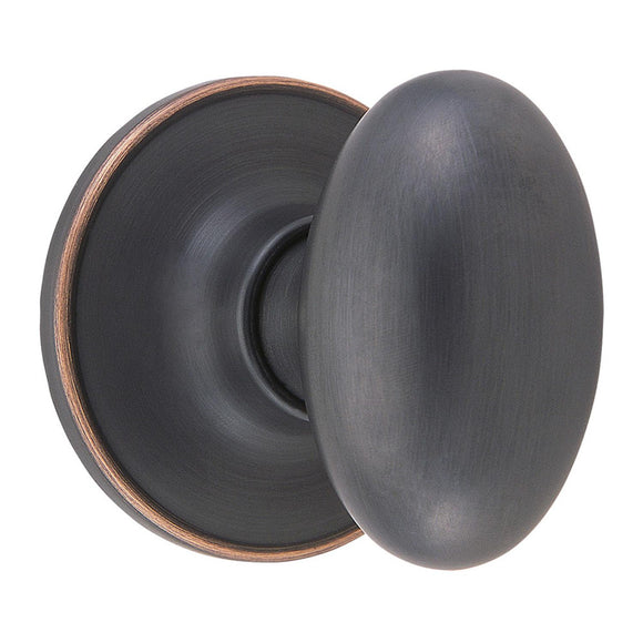 Design House Egg Dummy Door Knob in Oil-Rubbed Bronze