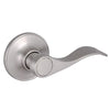 Design House Springdale 2-Way Passage Door Lever in Satin Nickel
