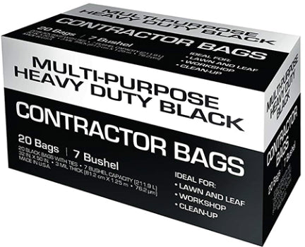CONTRACTOR BAG HVY DTY 33 GAL 12 BG
