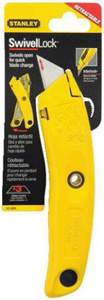 KNIFE SWIVEL LOCK RETRACTIBLE