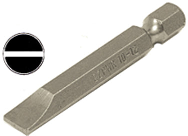 SCREWDRVR PWR BIT #10-12 SLOTTED 2 SKINNY