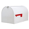Gibraltar Mailboxes Marshall Locking Post Mount Mailbox, White
