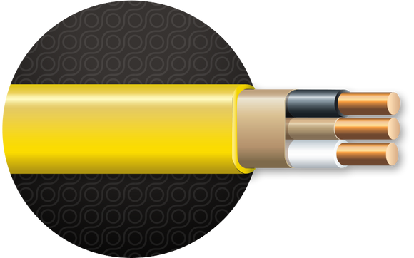 Cerrowire Electrical Wire CerroMax™ Nonmetallic Sheathed Cable 15 ft. 10/3