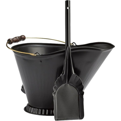 Great West Metal Coal Scuttle & Shovel Set