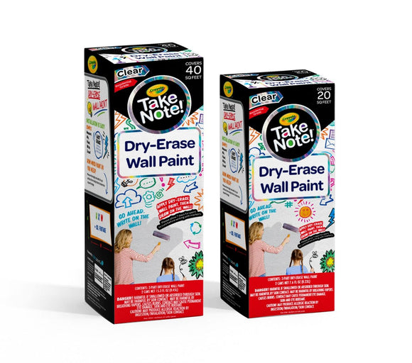 Crayola® Take Note! Dry Erase Wall Paint 40 Square Feet