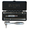 Wiha Tools 35 Piece 1/4 Ratchet and Bit Set