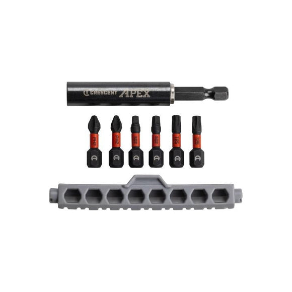 Crescent 7 Pc. VORTEX™ Bit and Finder Sleeve Set
