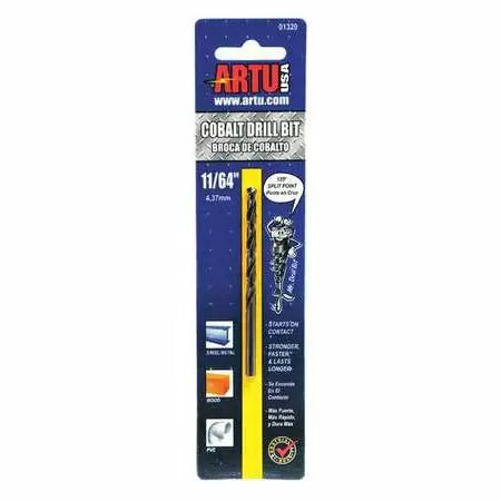 ARTU 11/64 Cobalt Jobber Length Drill Bit