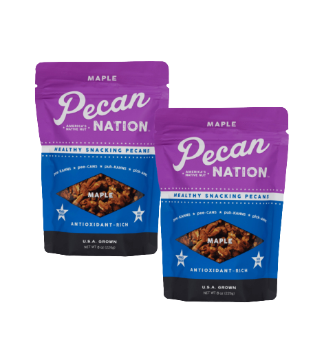 Pecan Nation Maple Glazed Pecan Nut Pieces, 8 oz