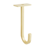 National Hardware Long Ceiling Hook 5-in, Brushed Gold