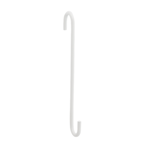 National Hardware Modern S Hook Large 8-in, White