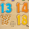 Melissa & Doug Numbers Sound Puzzle - 21 Pieces