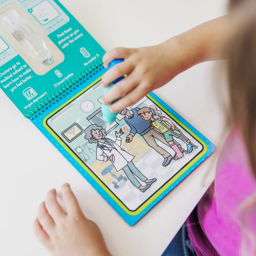 Melissa & Doug Water Wow! Occupations - Water Reveal Pad On the Go Travel Activity