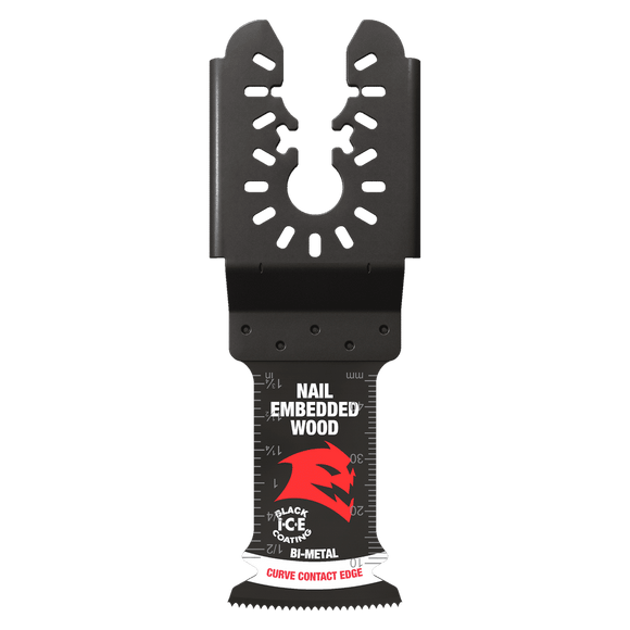 Diablo Universal Fit Bi-Metal Oscillating Blade for Nail-Embedded Wood