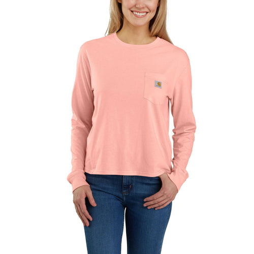 Carhartt Loose Fit Lightweight Long-Sleeve Crewneck Pocket T-Shirt
