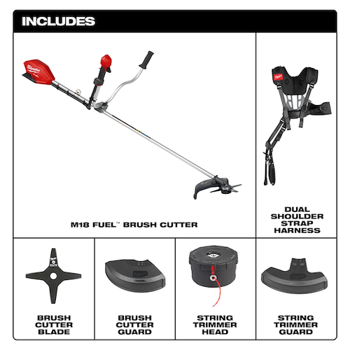 Milwaukee M18 FUEL™ Lithium-Ion Brushless Cordless Brush Cutter  (Tool-Only)