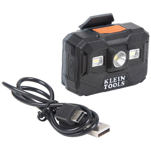 Klein Tools Rechargeable Headlamp and Work Light, 300 Lumens All-Day Runtime