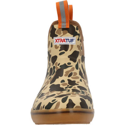 XtraTuf Men's 6 In Duck Camo Ankle Deck Boot