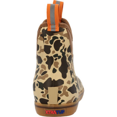 XtraTuf Men's 6 In Duck Camo Ankle Deck Boot