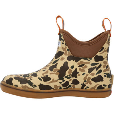 XtraTuf Men's 6 In Duck Camo Ankle Deck Boot