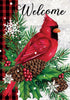 Custom Decor Proud Cardinal-Flag