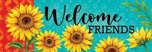 Custom Decor Sunflower Welcome-Signature Sign