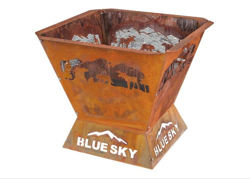 Blue Sky Outdoor Living Badlands Square Fire Pit